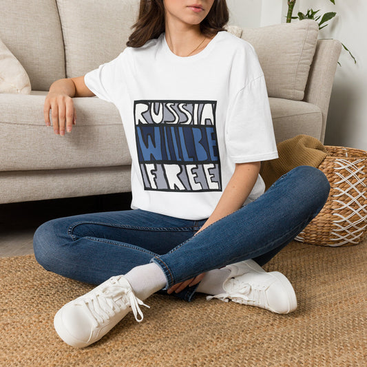 Russia Will Be Free Square T-Shirt