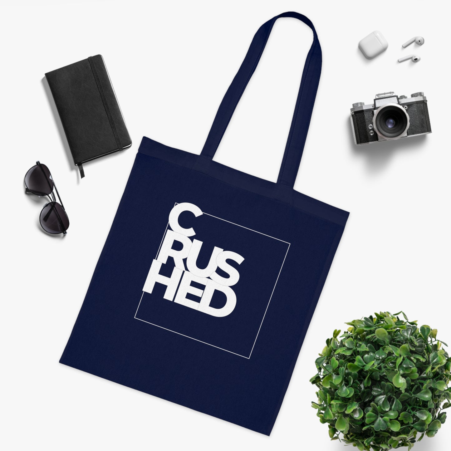 Crushed Tote Bag