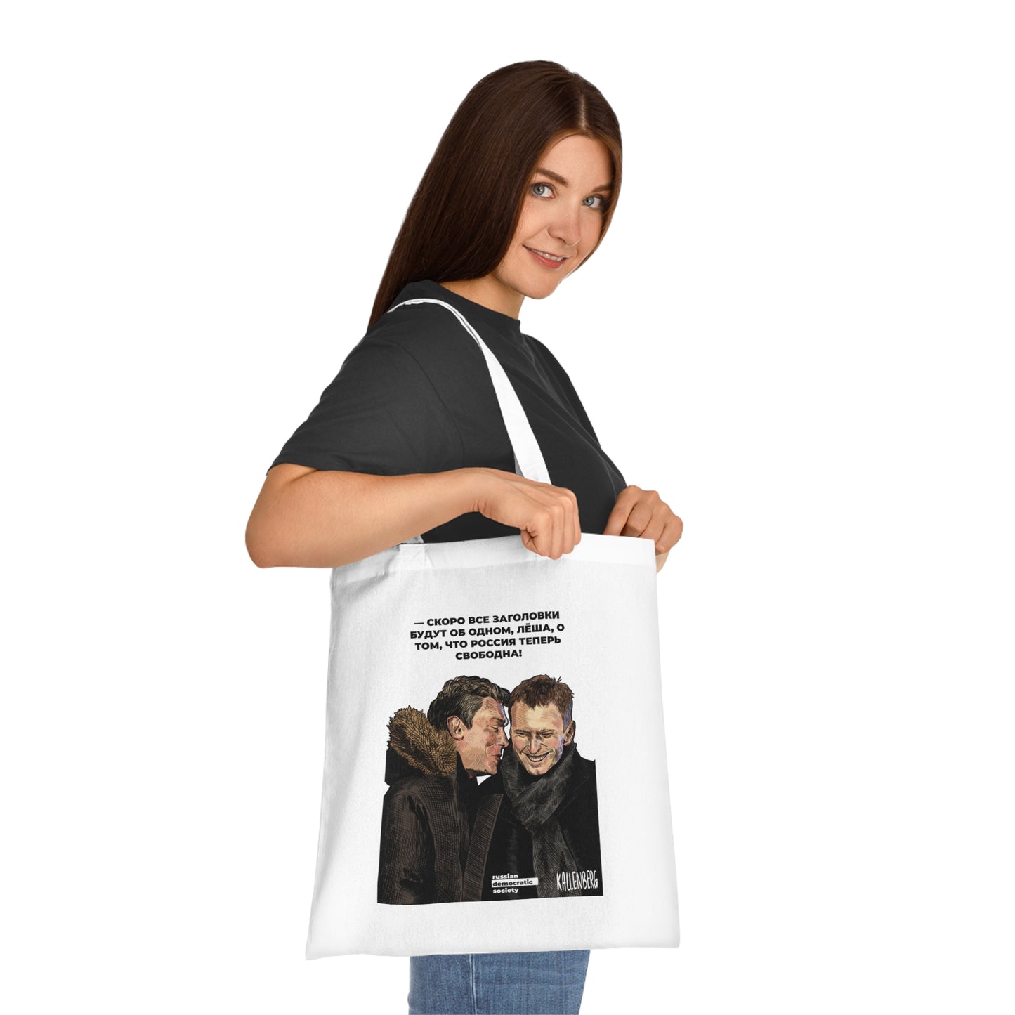 Navalny and Nemtsov Tote Bag