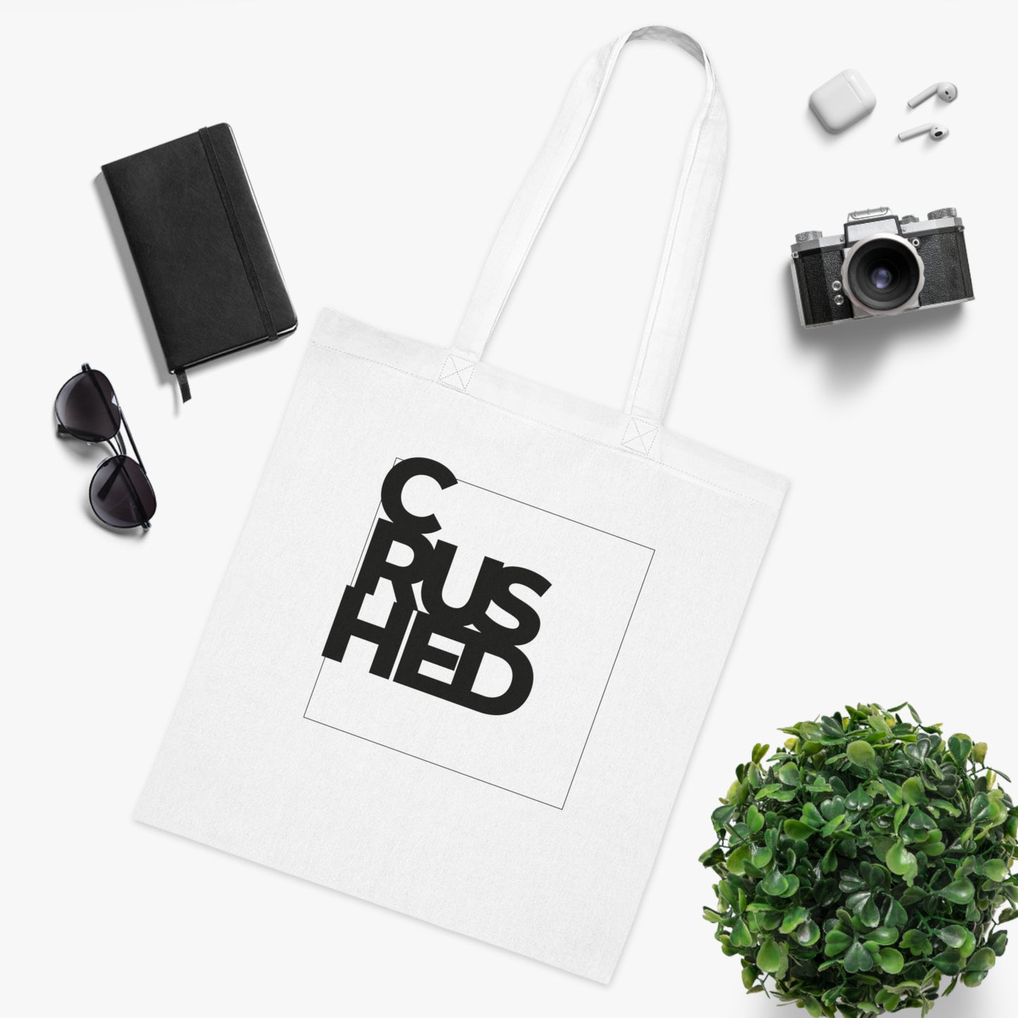 Crushed Tote Bag