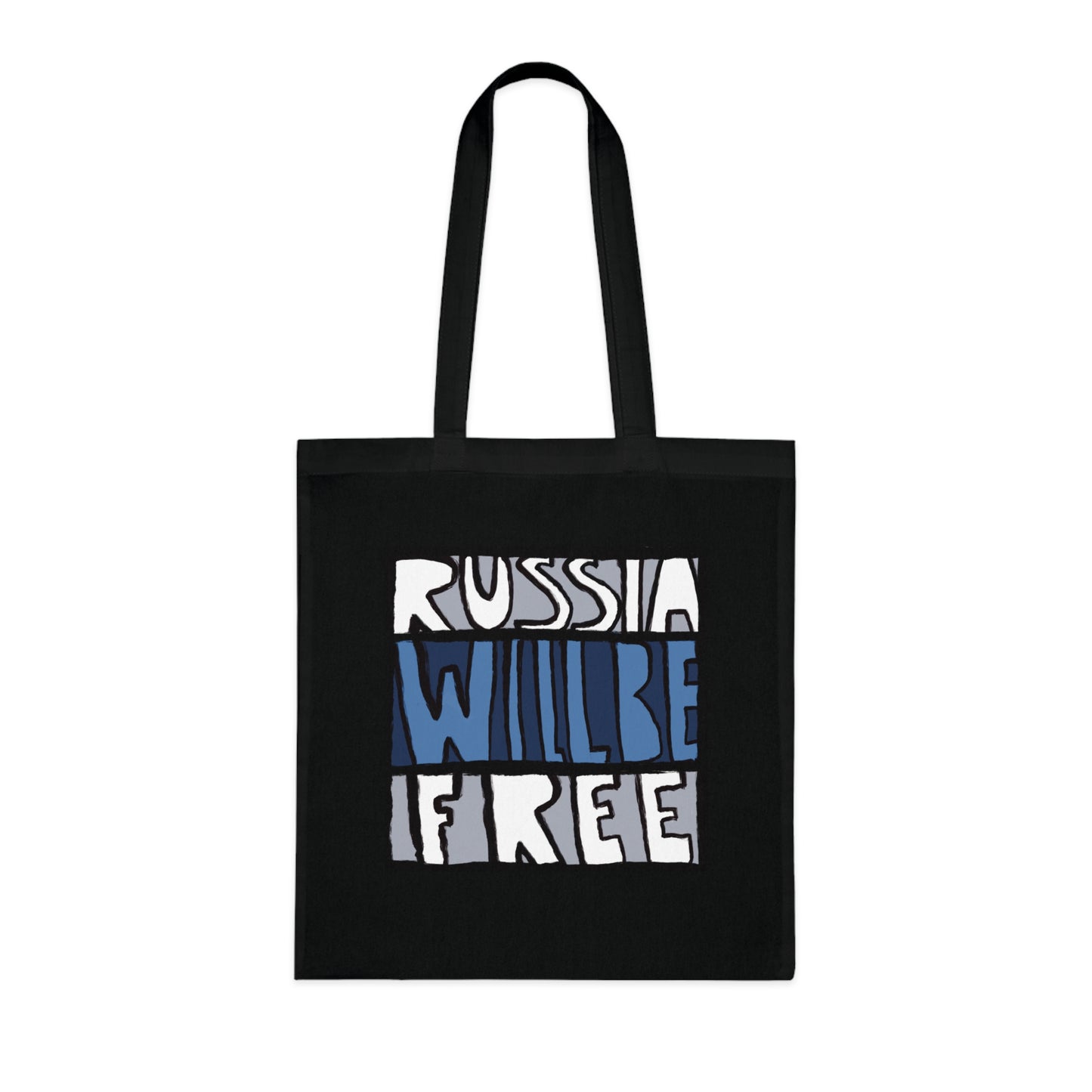 Russia Will Be Free Square Tote
