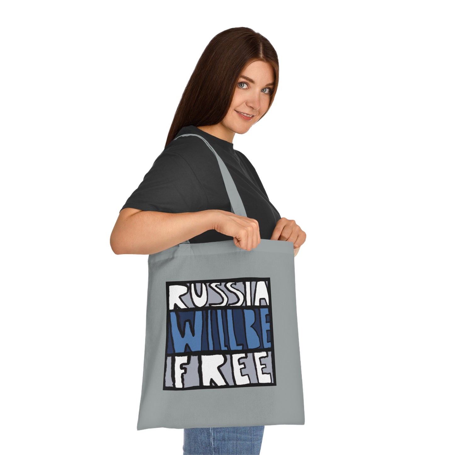Russia Will Be Free Square Tote