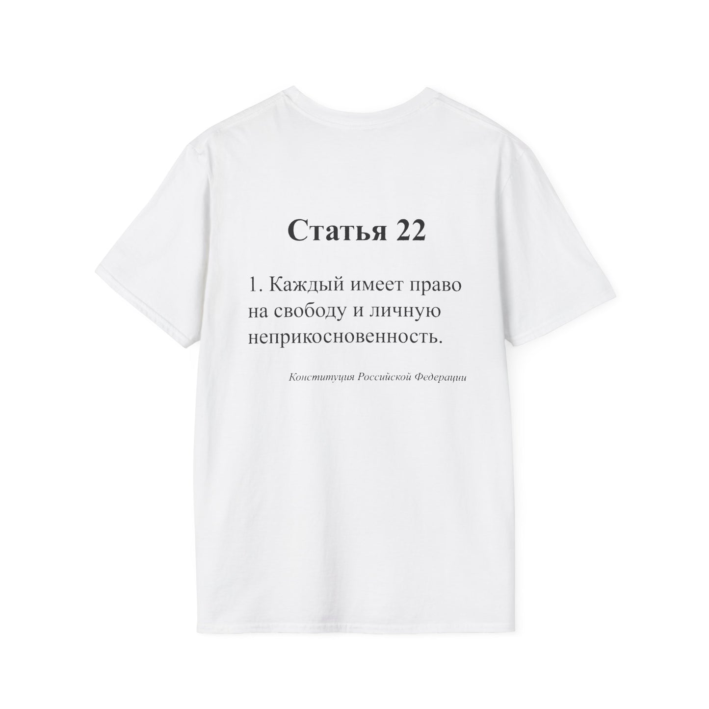 22 Article of the Constitution Back T-Shirt
