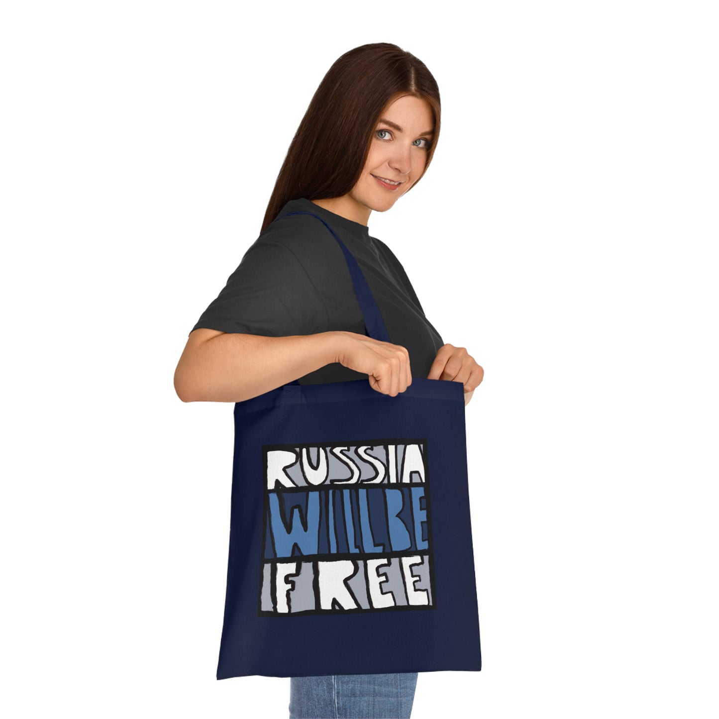 Russia Will Be Free Square Tote