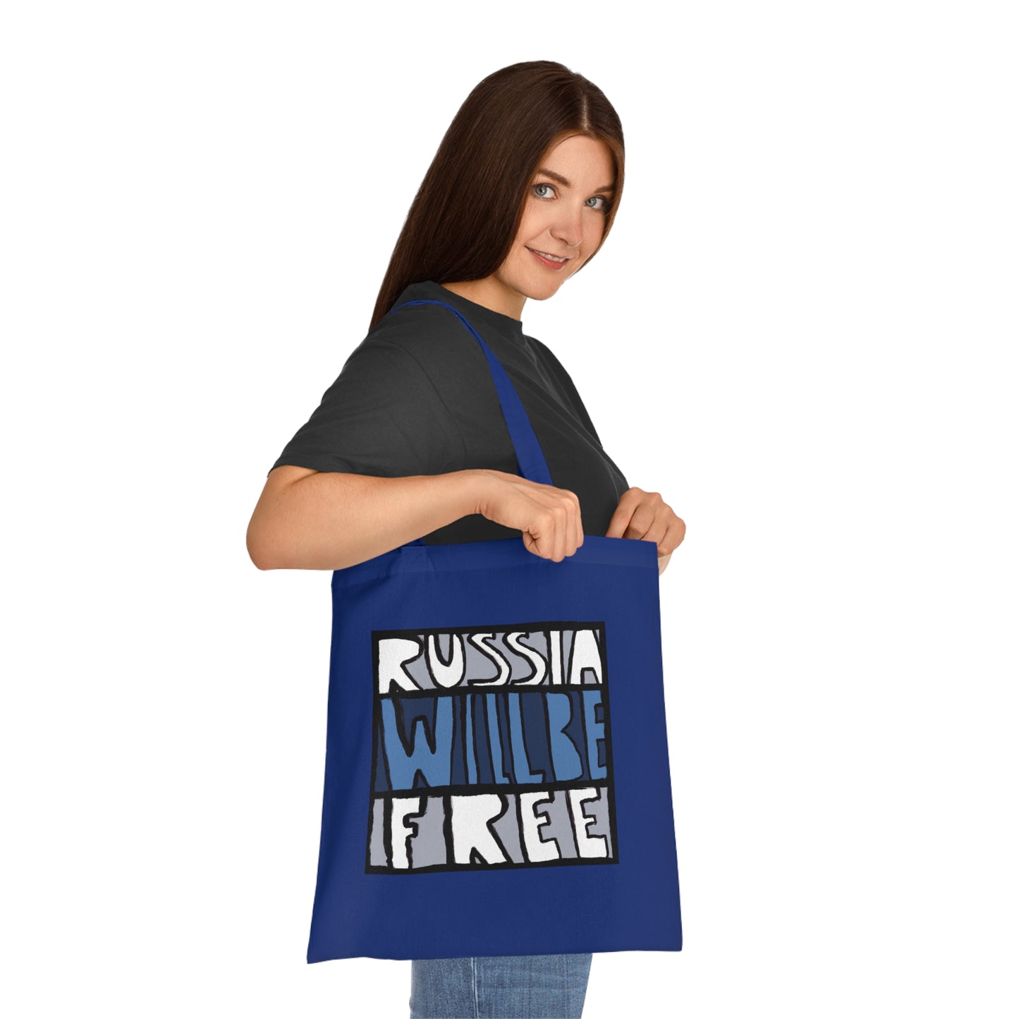 Russia Will Be Free Square Tote