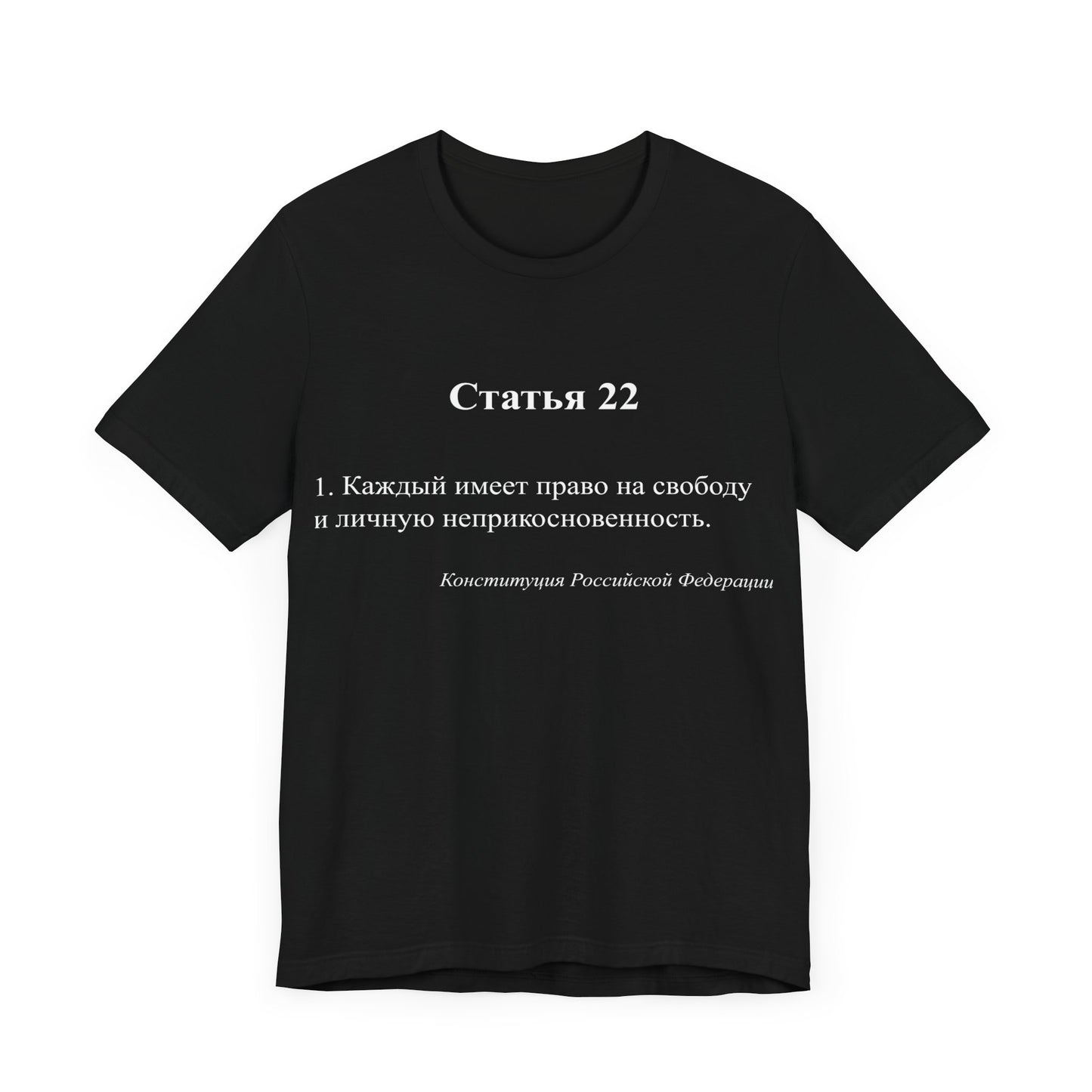 22 Article of the Constitution Front T-shirt