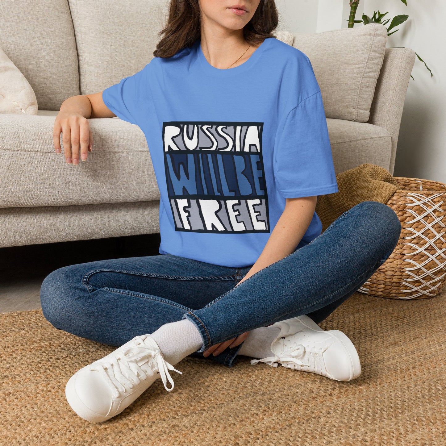 Russia Will Be Free Square T-Shirt