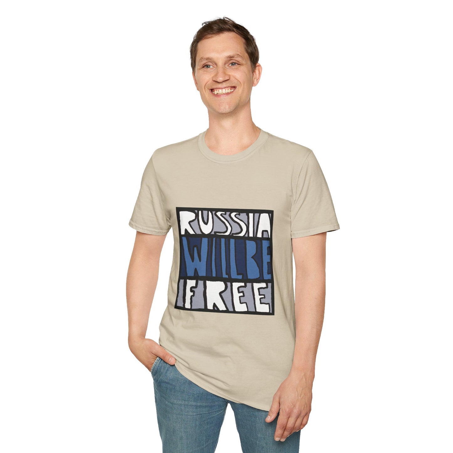 Russia Will Be Free Square T-Shirt