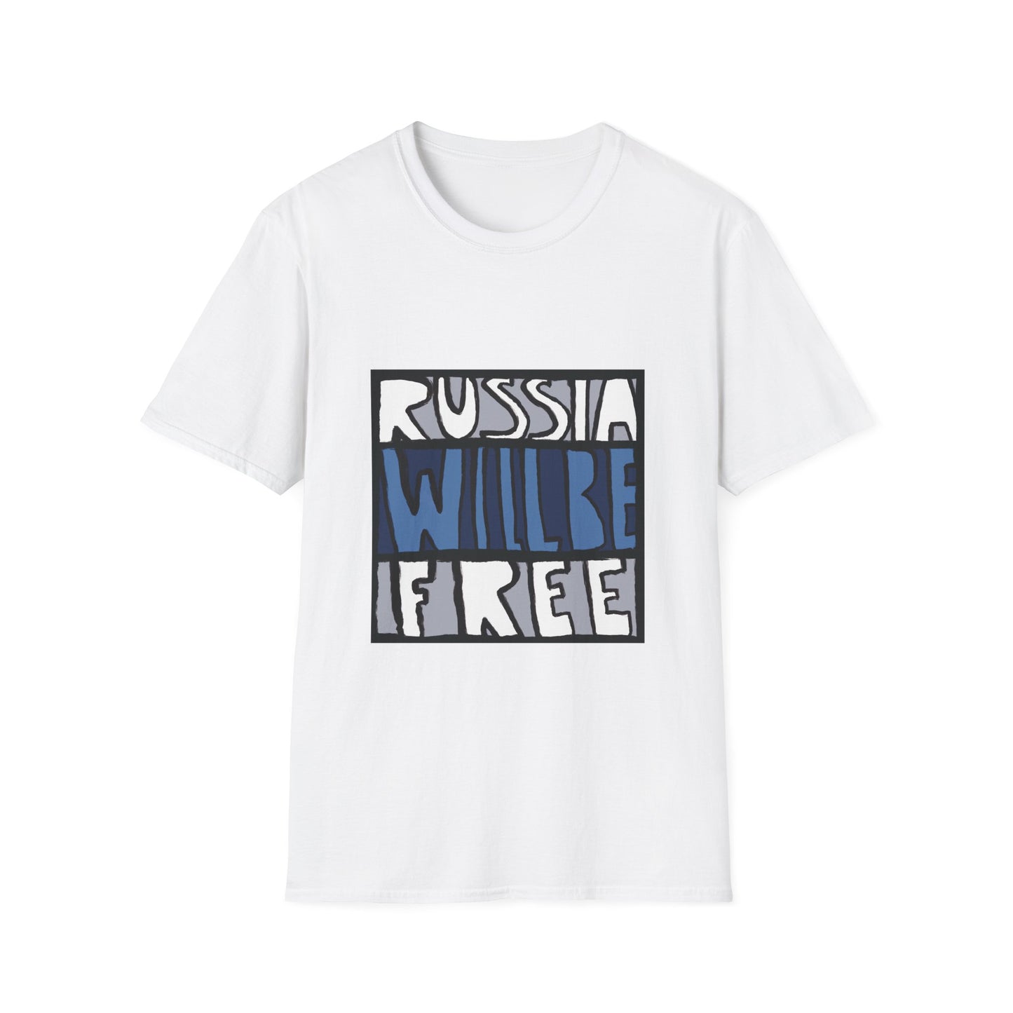 Russia Will Be Free Square T-Shirt