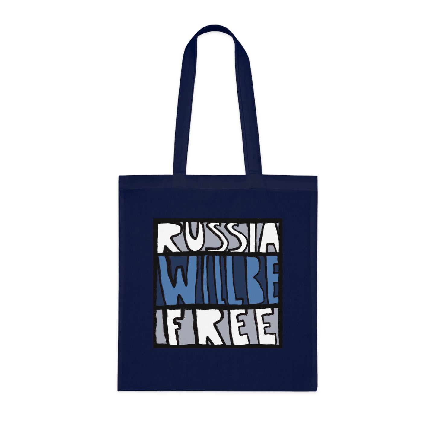 Russia Will Be Free Square Tote