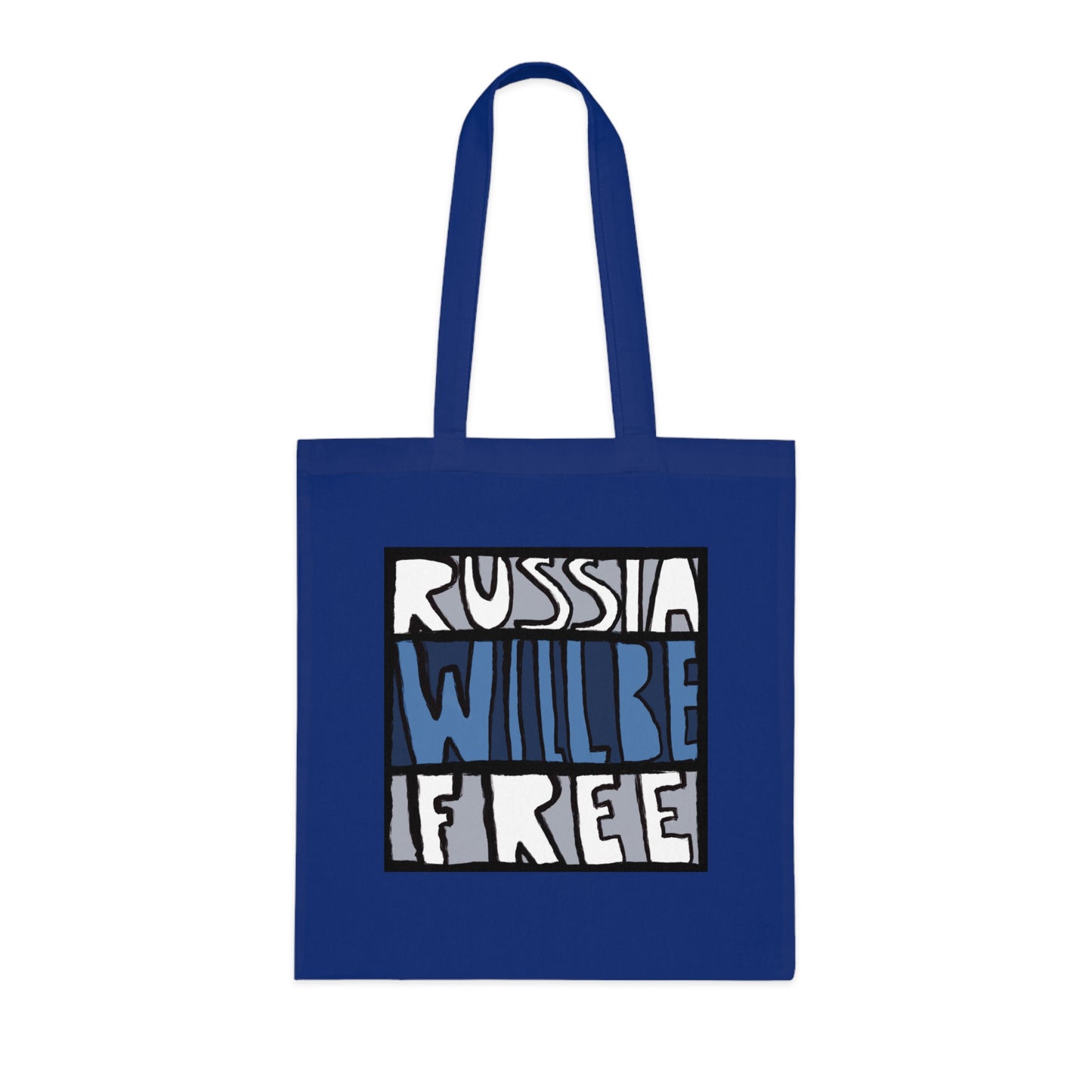 Russia Will Be Free Square Tote