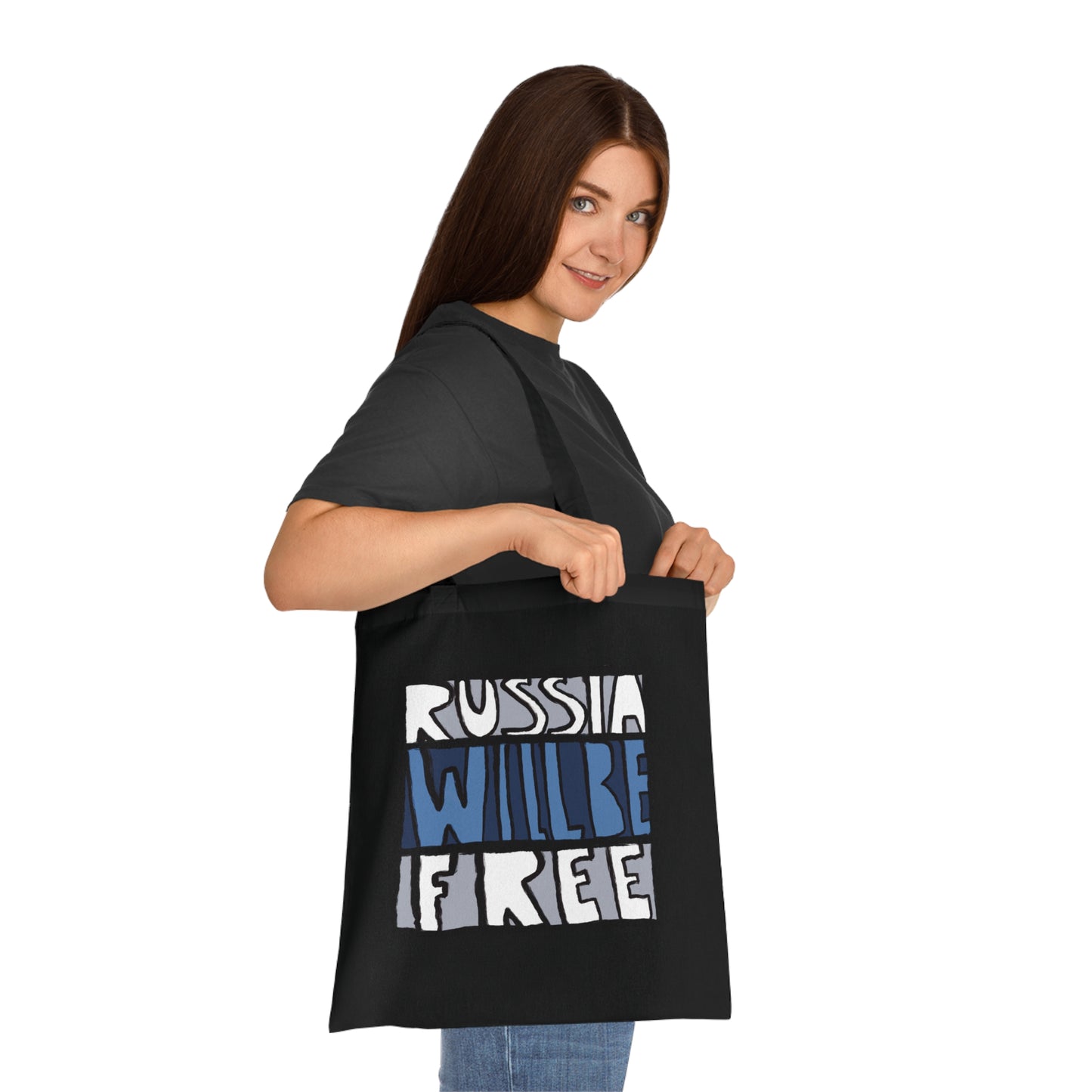Russia Will Be Free Square Tote
