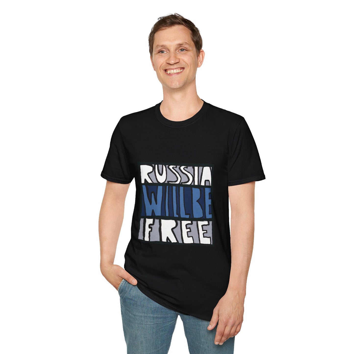 Russia Will Be Free Square T-Shirt