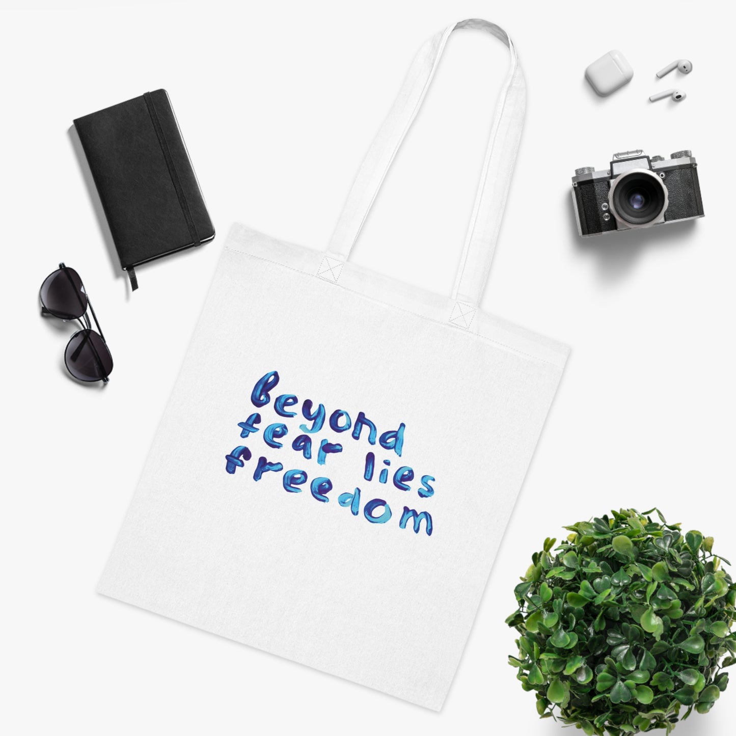 Beyong Fear Lies Freedom Tote