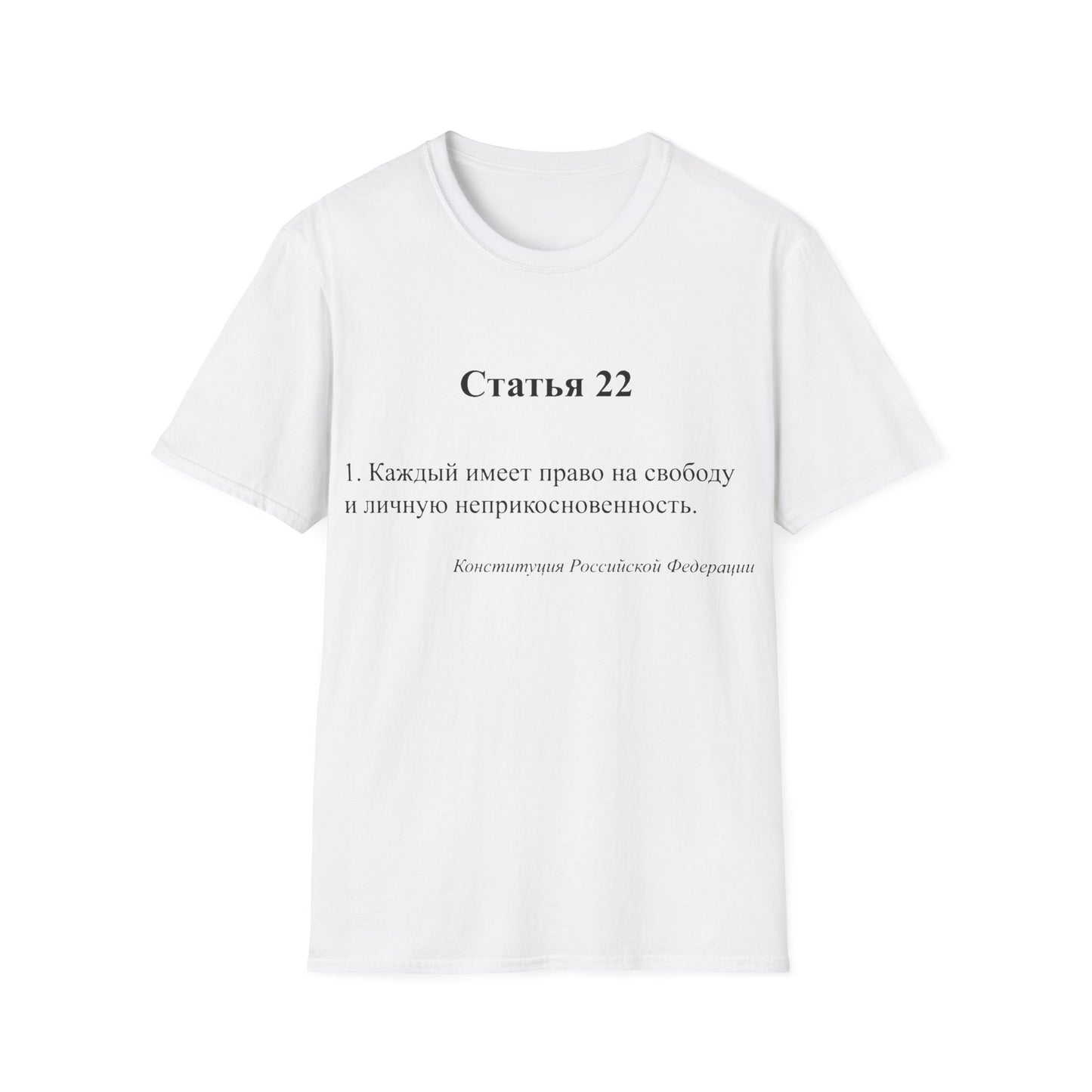 Article 22 of the Constitution Front T-Shirt