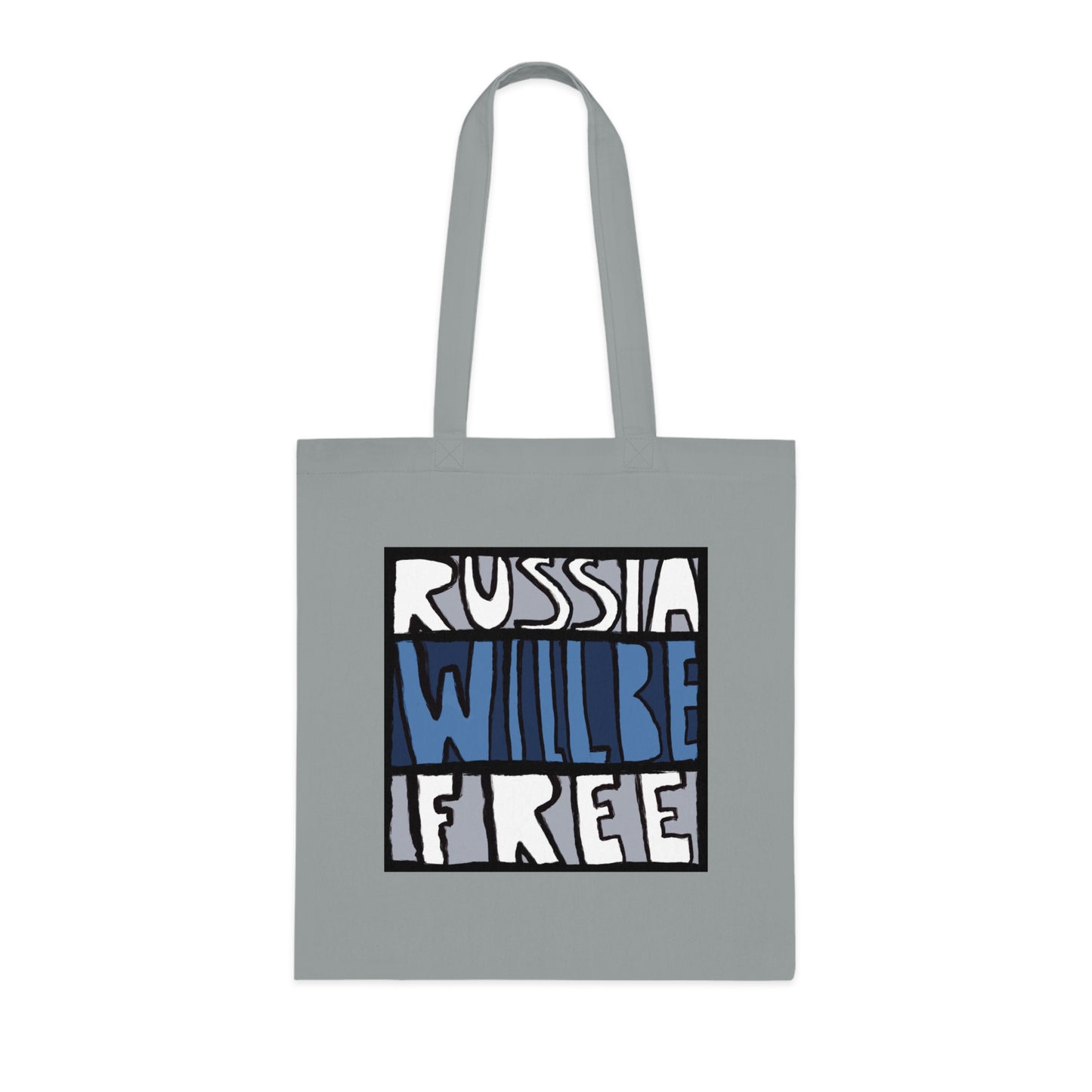 Russia Will Be Free Square Tote