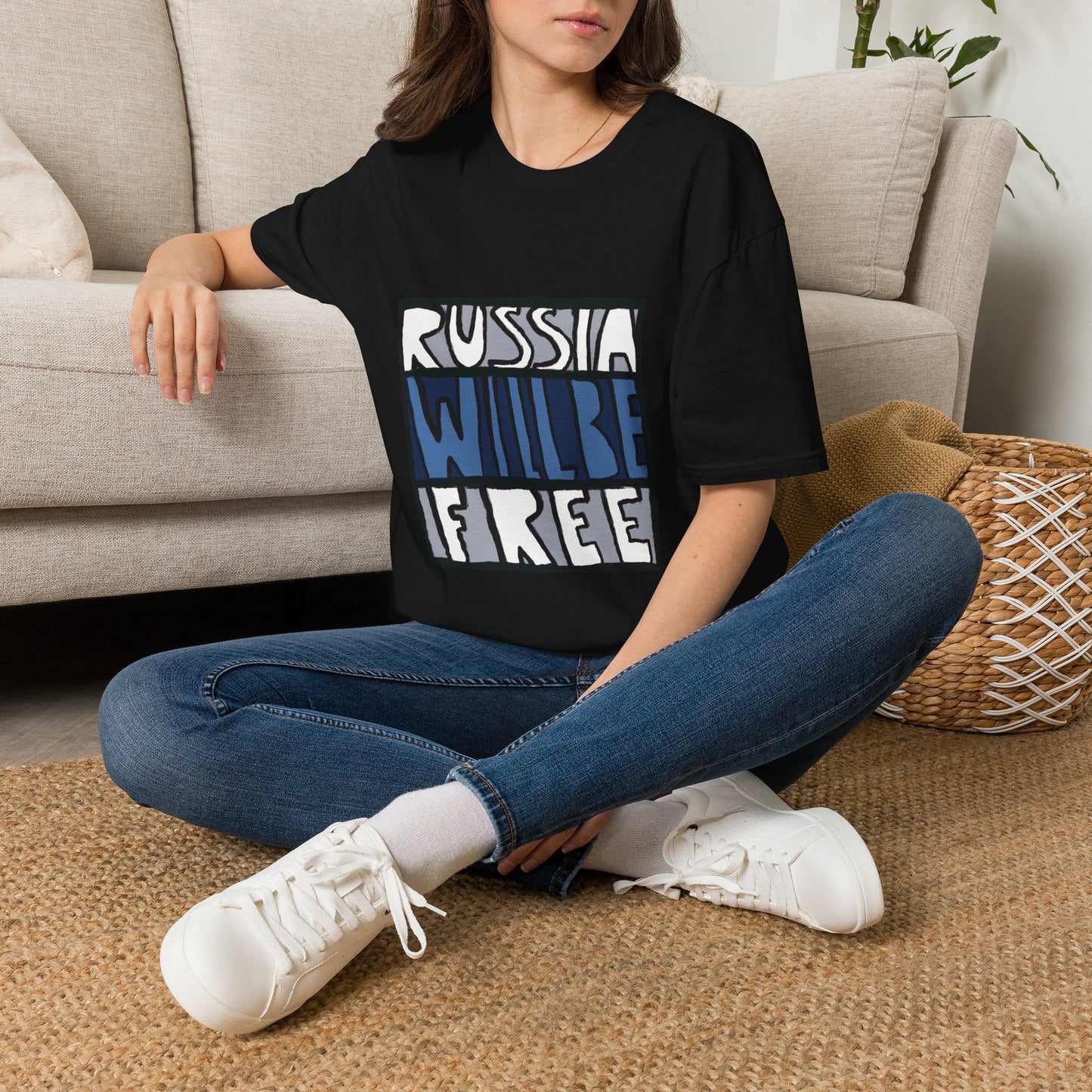 Russia Will Be Free Square T-Shirt