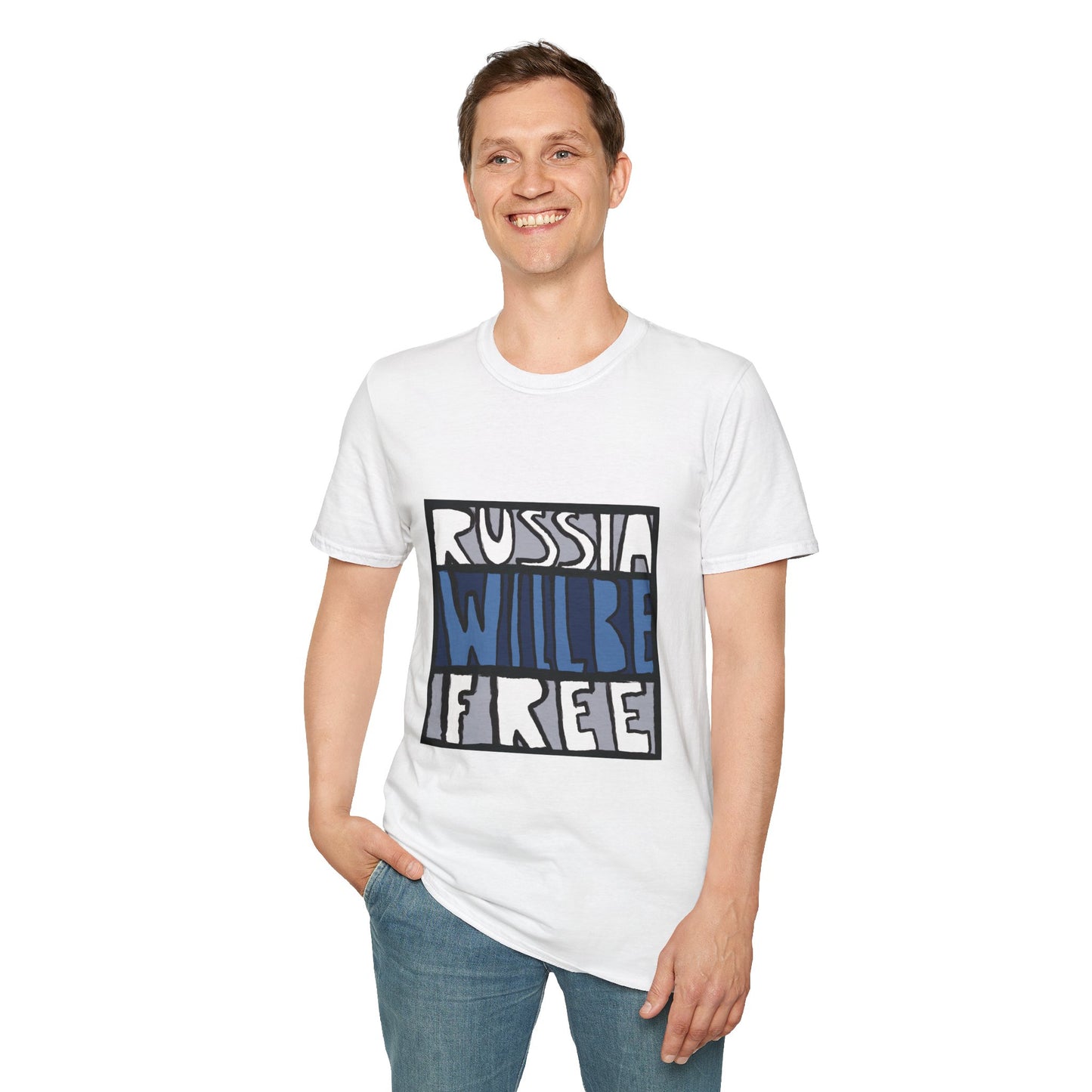 Russia Will Be Free Square T-Shirt